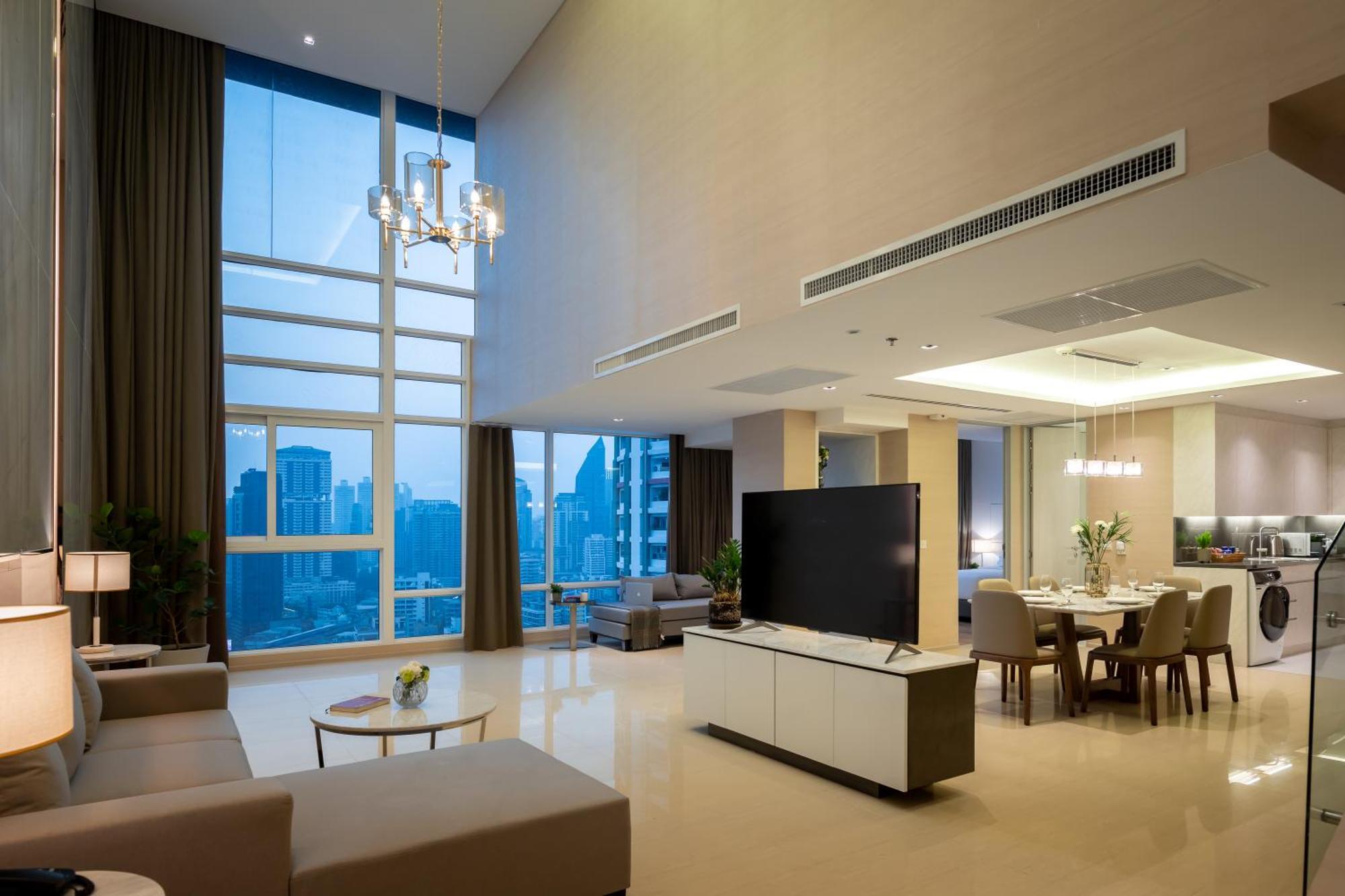 Jasmine 59 Hotel - SHA Extra Plus Bangkok Exterior foto A living room in a condominium